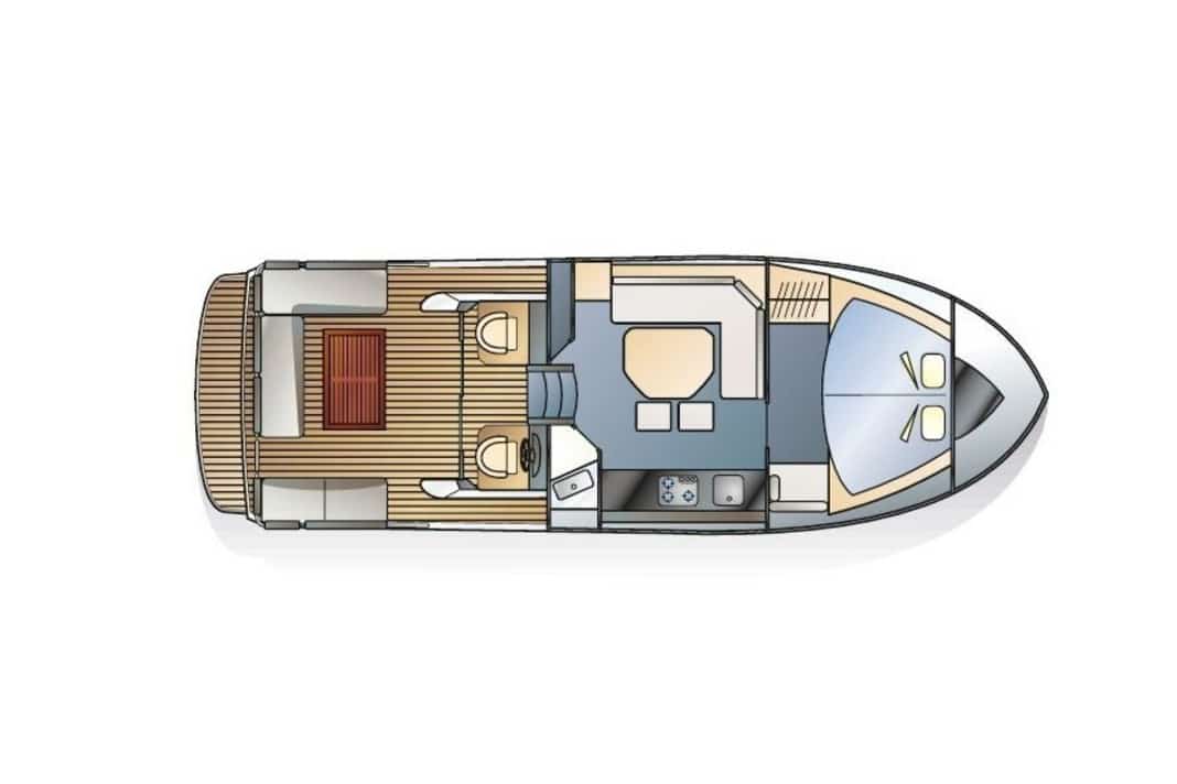 Delphia Escape 1100 S: Layout