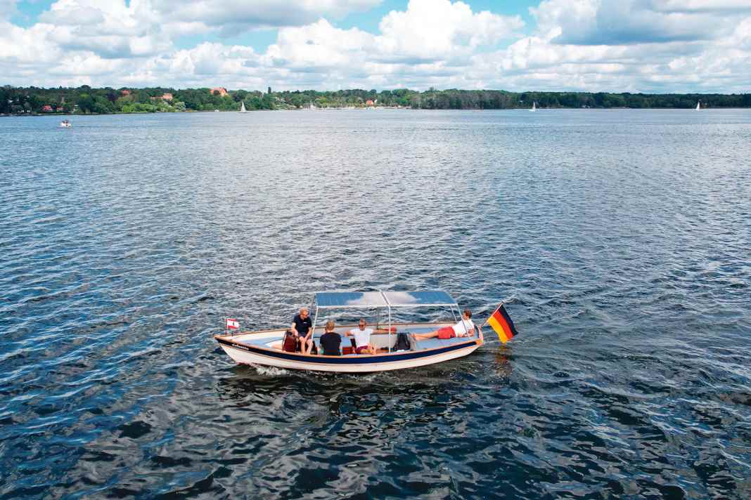 Das restaurierte Boot von 1992 erstrahlt in neuem Glanz