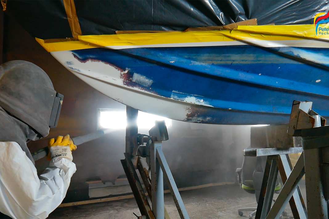 Im dritten Teil des Refit-Projektes widmen wir uns dem Unterwasserschiff