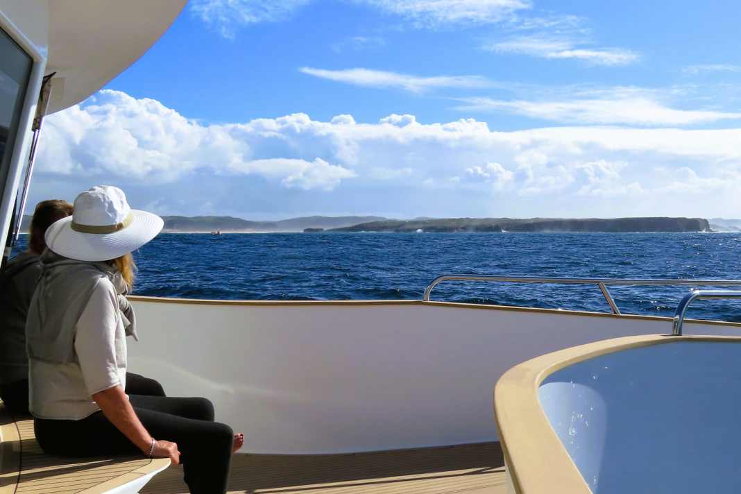 The boat owner Pierre Colin crossed the Atlantic in company