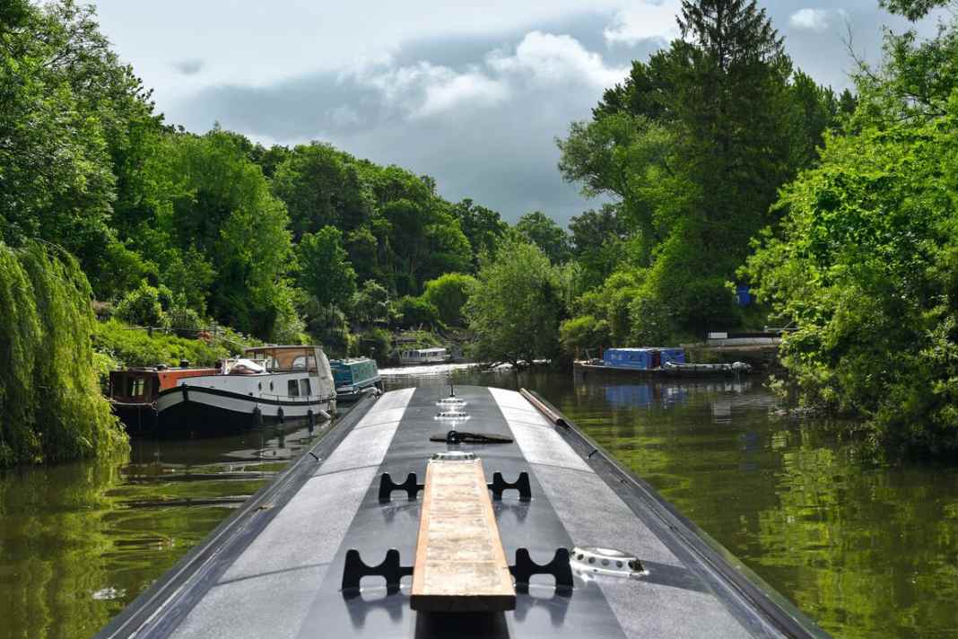 Ganz gemächlich unterwegs auf dem River Avon bei Hanham Lock