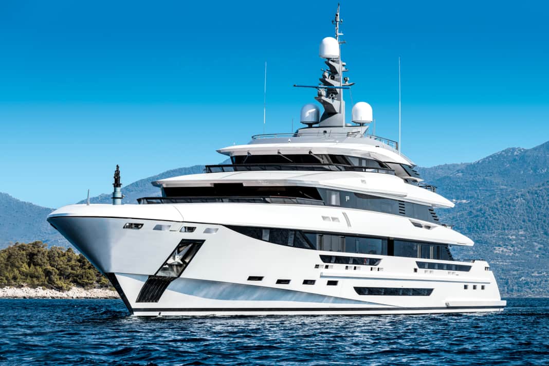 „Polestar“: Die 70 Meter lange Ex-„Polaris“ ist das Flaggschiff sowohl für die Werft Rossinavi als auch Designer Enrico Gobbi
