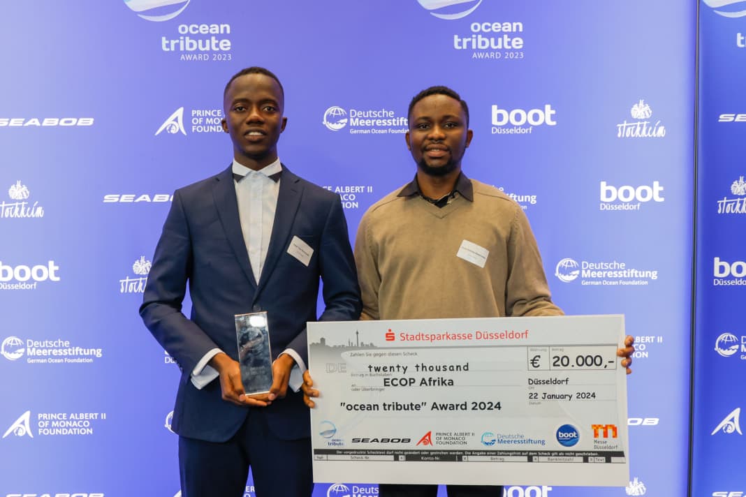 The "ocean tribute" award 2024 was won by the "ECOP Africa" network