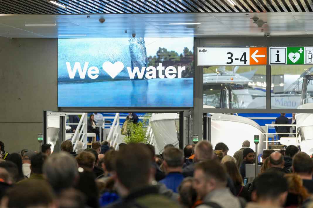 Das Motto der Messe: "We love Water"