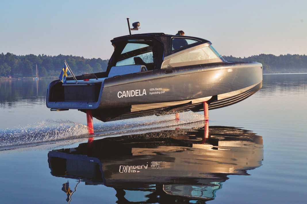 Rekord: Die Candela C-8 überquerte als erstes elektrisches Boot die Ostsee