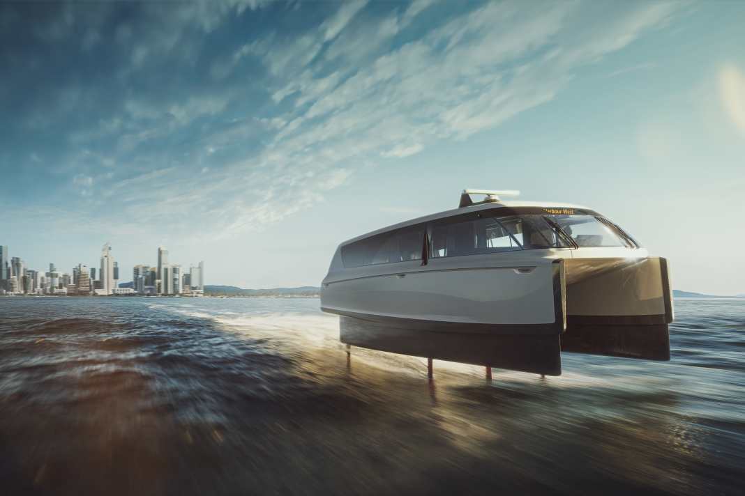 Auf Hydrofoils in die Zukunft des Personentransports: Candela P-12 Shuttle