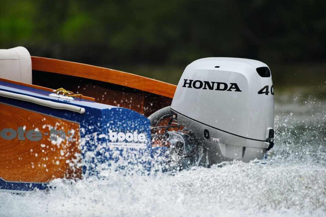Honda at the rear