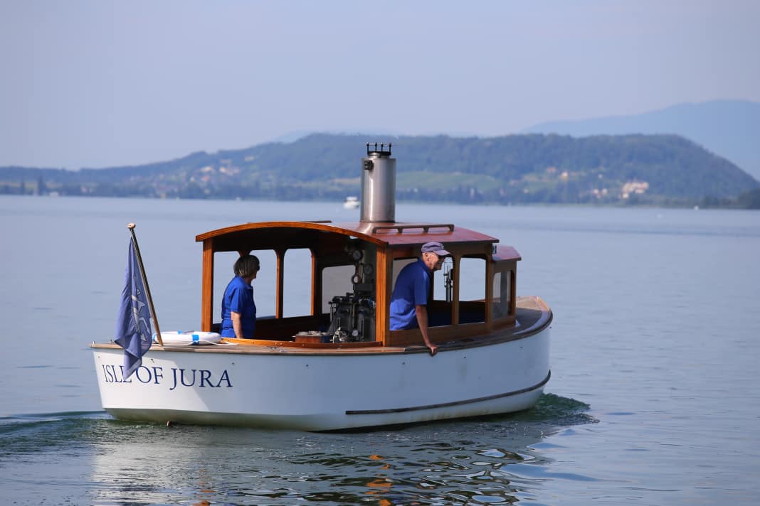 Die erst 22 Jahre alte "Isle of Jura" ist ein Youngster unter den Dampfbooten