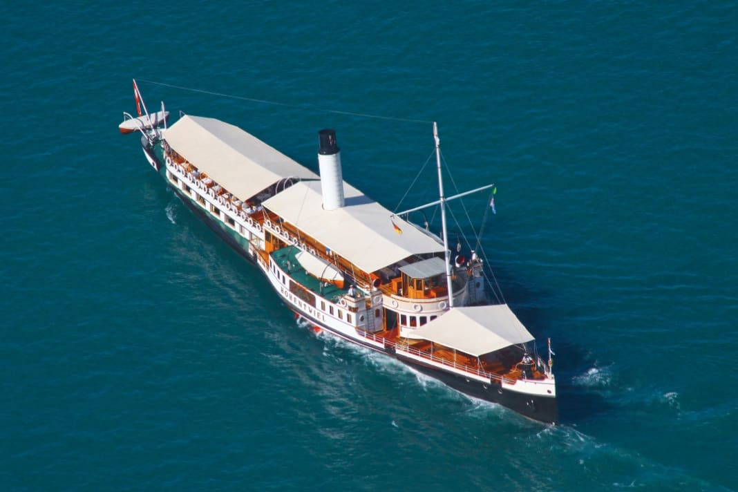 In the 1980s, the "Hohentwiel" was practically dying. Anyone who sees the steamer today cannot imagine that.