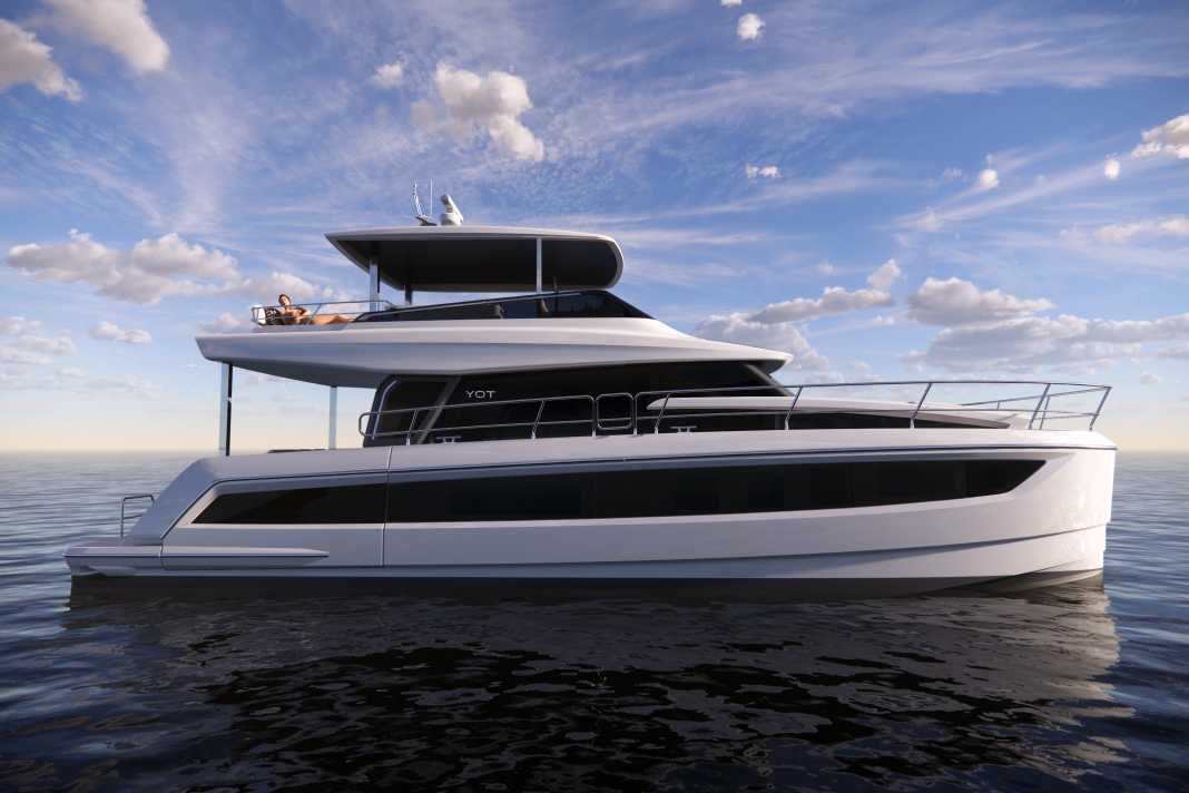 The Yot 53 is the first Catana power cat model with inboards
