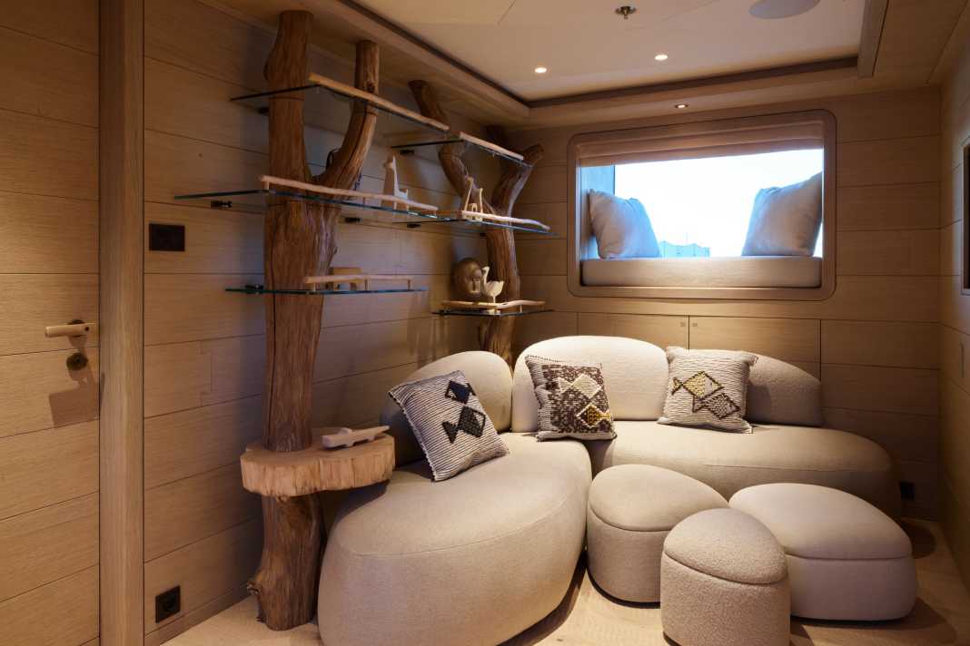 Das Kinderspielzimmer an Bord von "Nasiba".