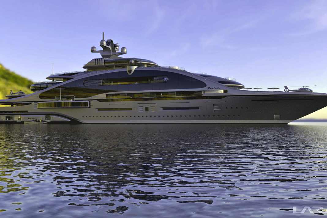 Gigayacht project "Prelude"