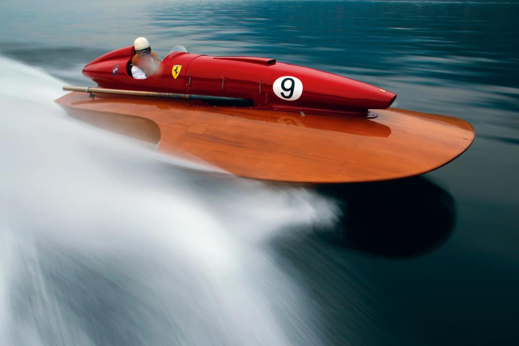 Three-pointer with Ferrari engine