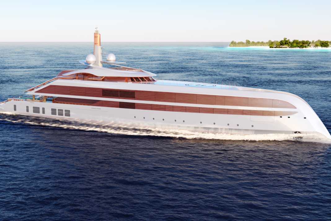 The outer lines of the 114 metres were drawn by Pindaros LLC.