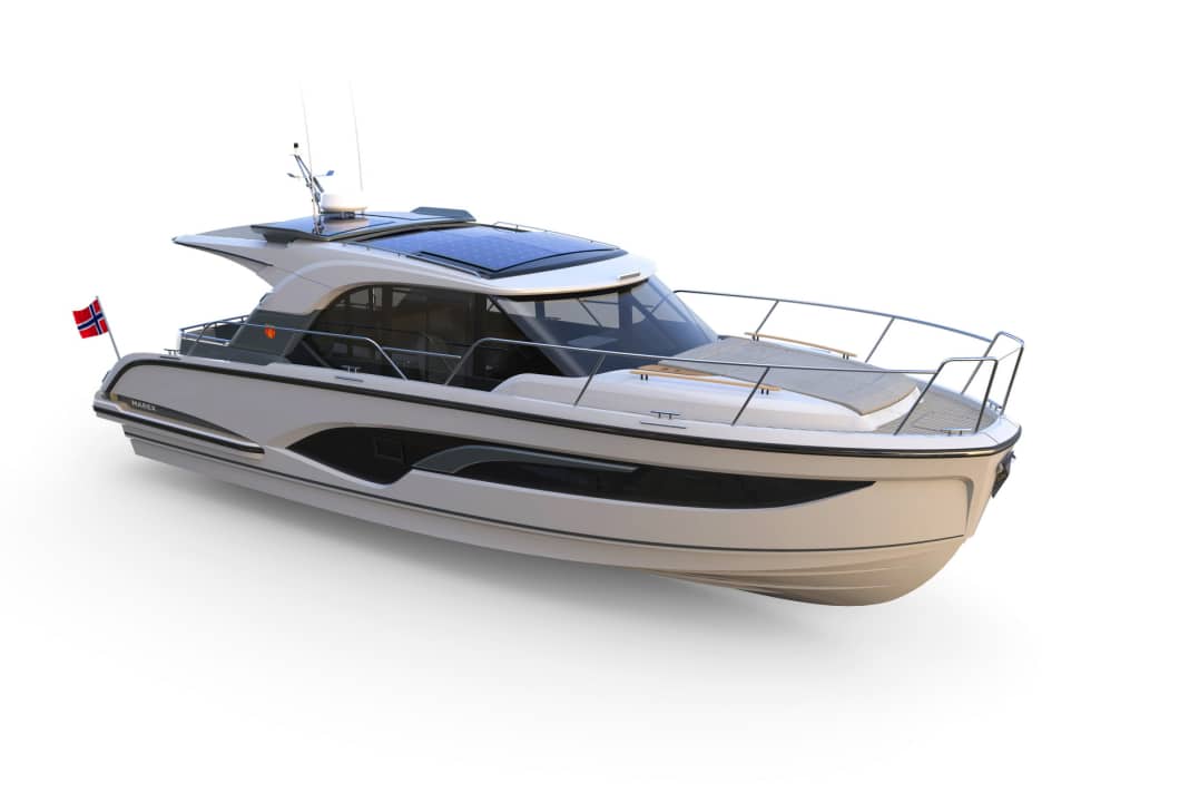 Unmistakably Marex: the designer remains true to himself in terms of the lines.