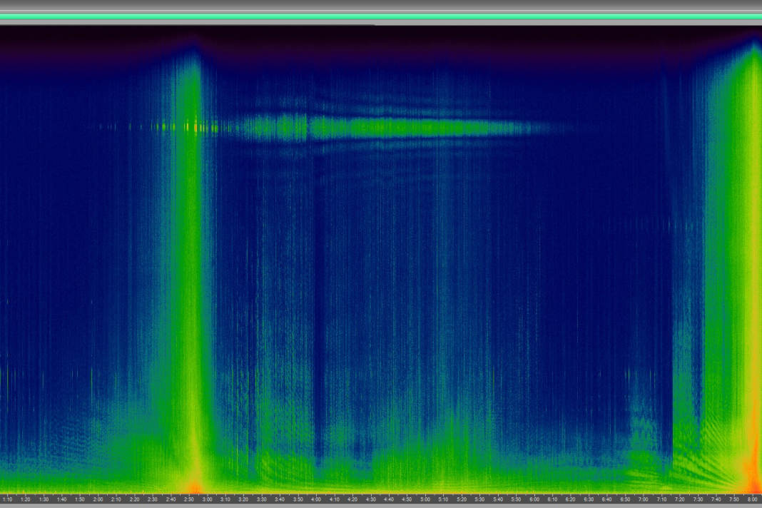 The frequency of the sound waves caused by motorboats is within the audible range for the right whales