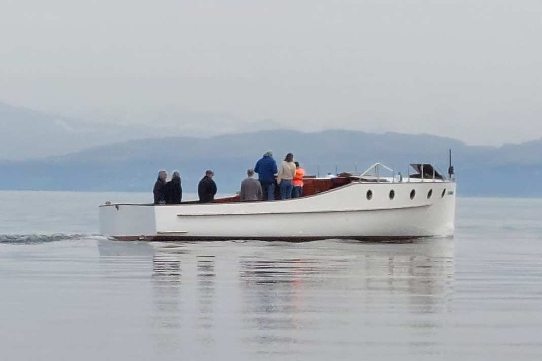 Back on the move: The Altenrhein on a test run