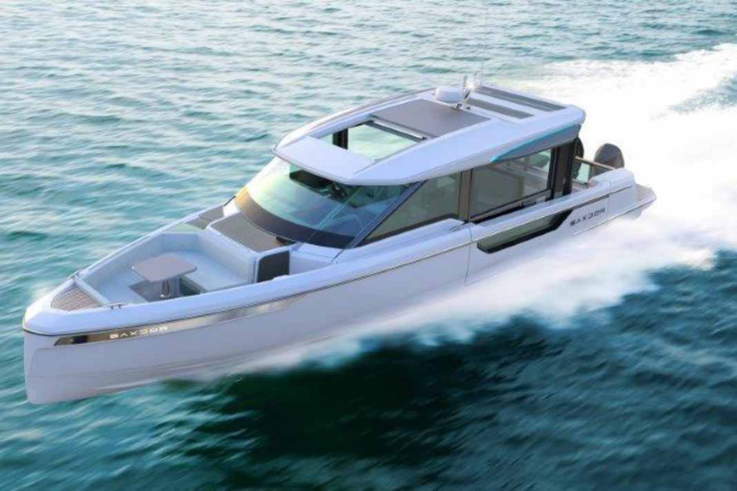 Die neue Saxdor 400 GTO wird auf dem Cannes Yachting FEstival 2023 präsentiert