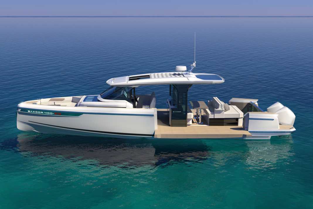 Die neue Saxdor 400 GTS von der Seite.