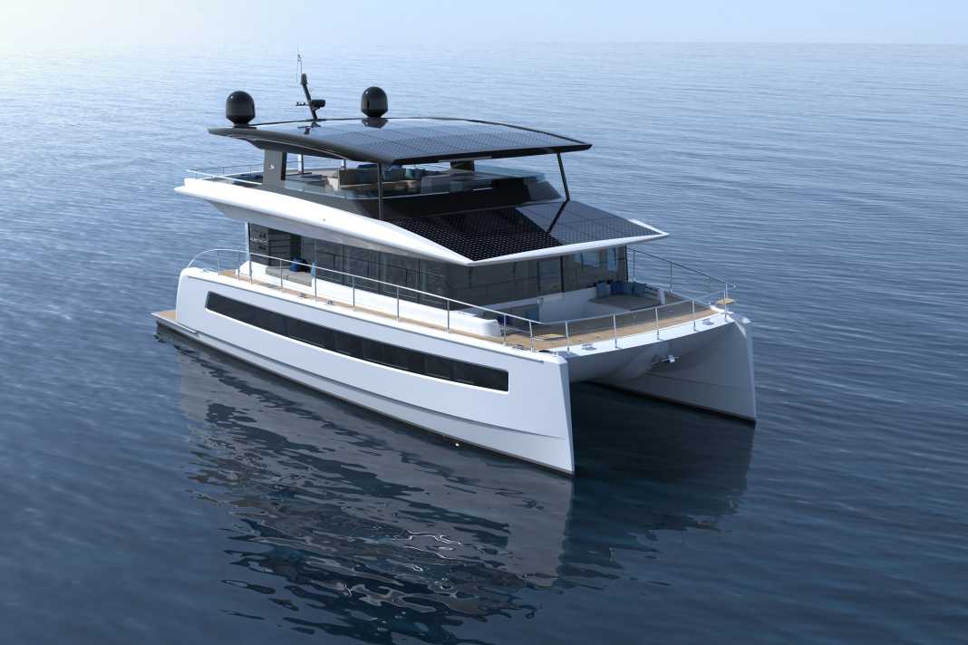 With its solar panels, the Silent 62 is said to have an unlimited range
