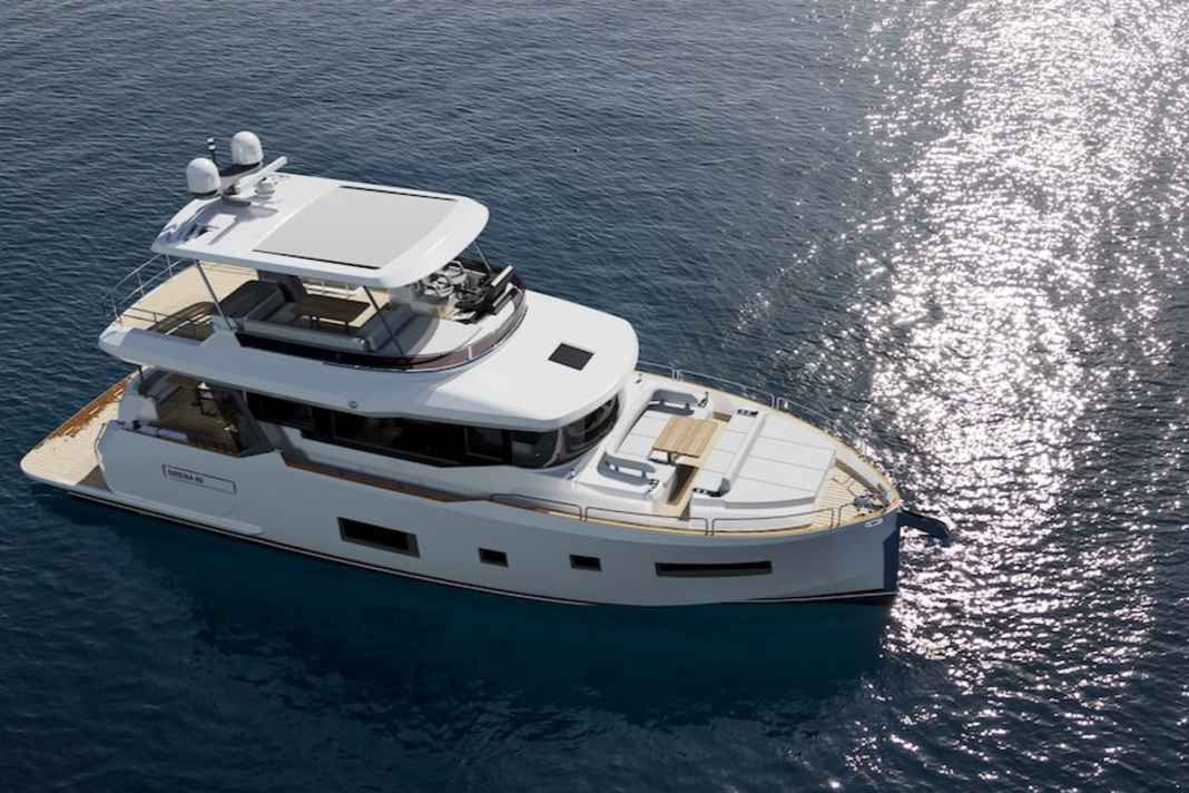 The Sirena 60 takes the place of its predecessor, the Sirena 58.