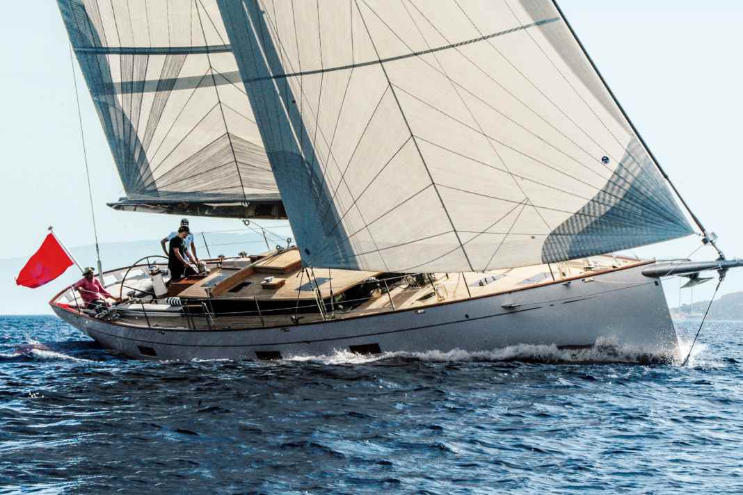 Mini superyacht with a pilot cutter look. The 23-tonne Pilot Classic 66 is available for just 1.58 million euros