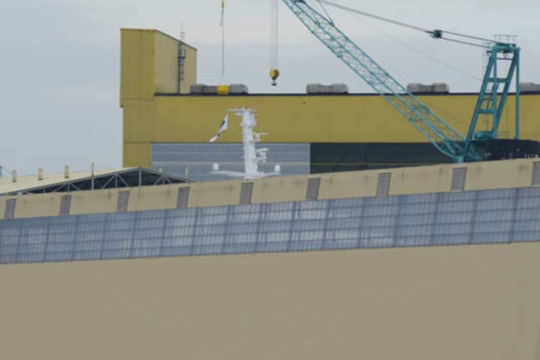 Launch von „Azzam“, 5.4.2013, Bremen-Vegesack