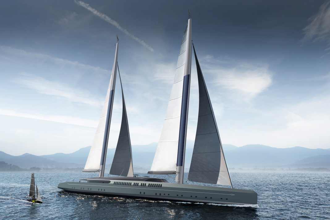 Mit der "Wing 100" plant Royal Huismann eine Segelyacht der Superlative