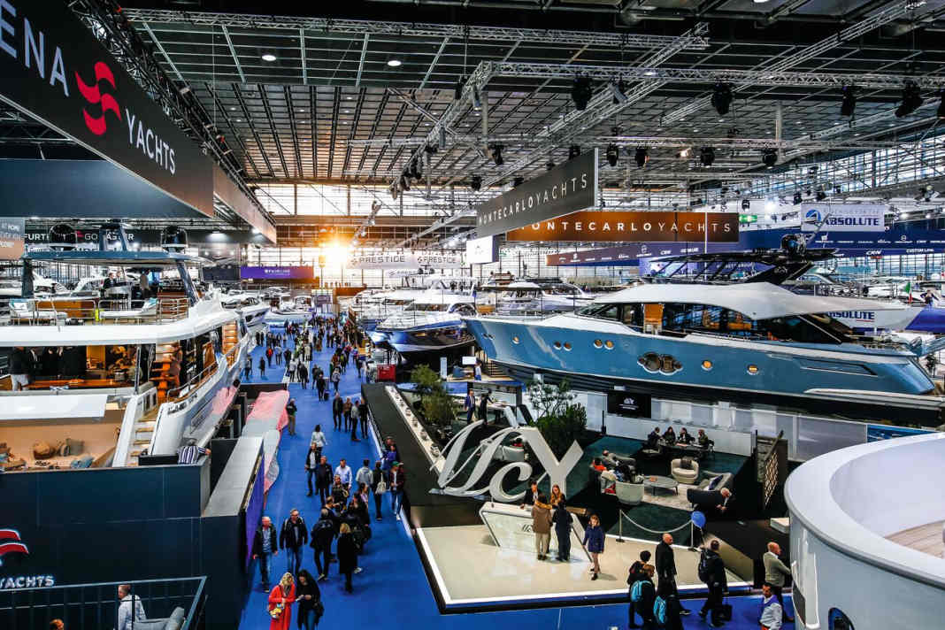 Publikumsmagnet: Die Superyacht-Halle 6 gehört für viele Messebesucher zum Pflichtprogramm. Dieses Jahr ist ein großes 70-Füßer-Sortiment zu sehen.