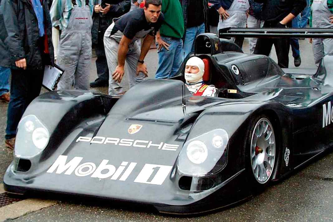 Reise in die Vergangenheit: Bob Wollek, der im Jahr 2001 verstarb...