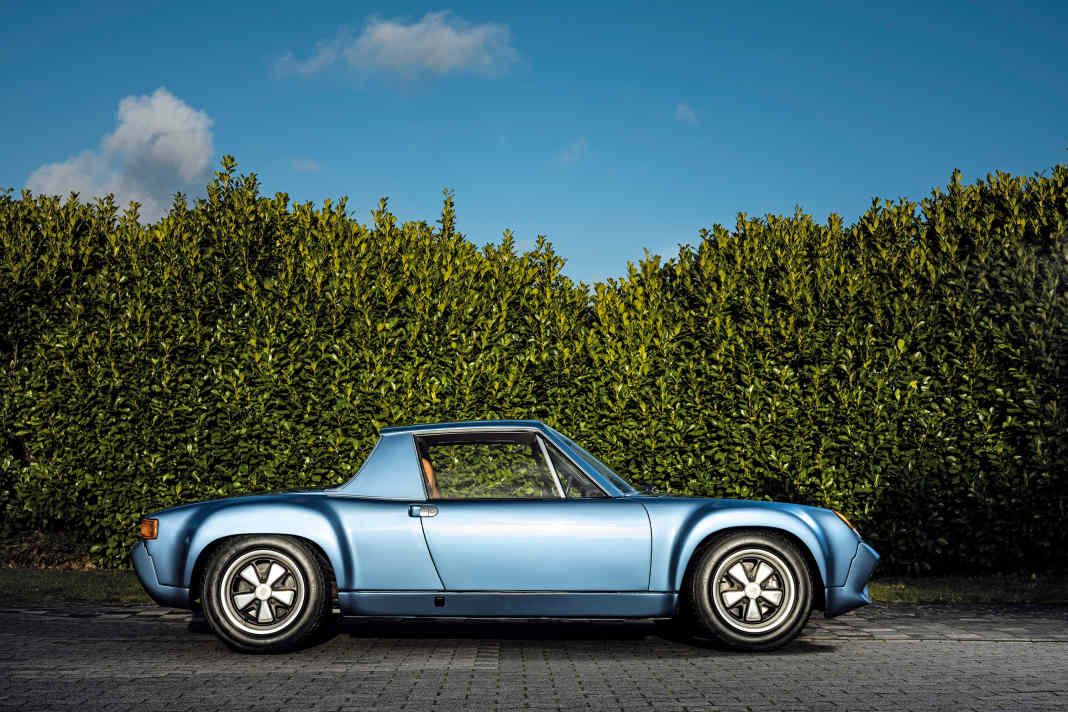 So sieht das Original aus: Die Optik des Porsche 916 orientierte sich zwar an der des 914/6 GT, doch er gab sich als souveräner Luxus-GT.