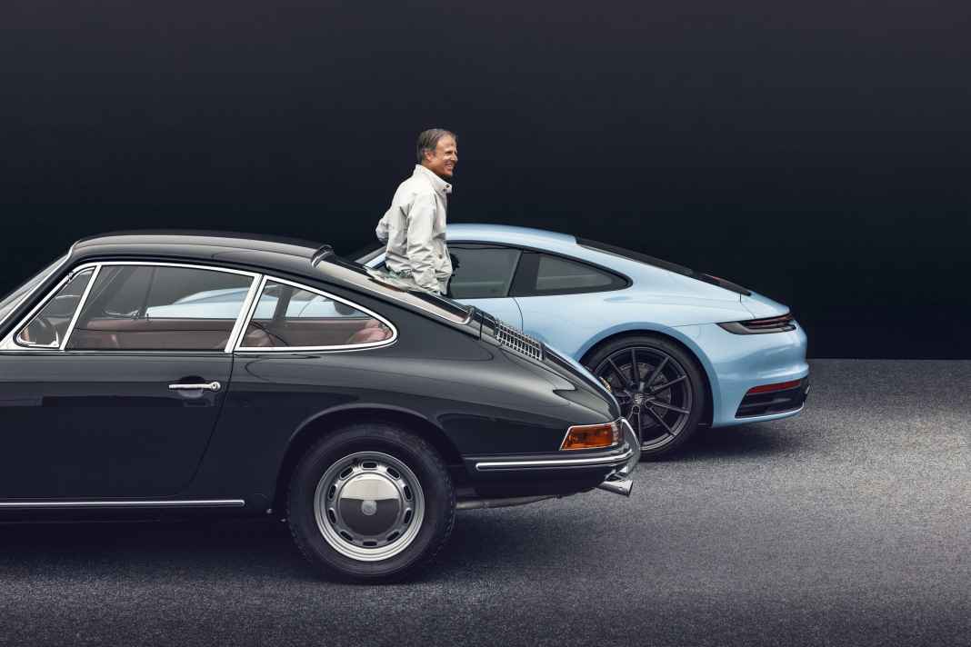 Der Mann, der die Verbindung schafft: Porsche-Chefdesigner Michael Mauer führt das Erbe des ursprünglichen 911 heutzutage fort