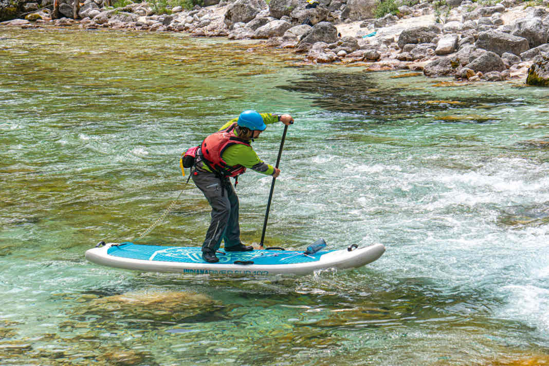 The exit from the eddy...