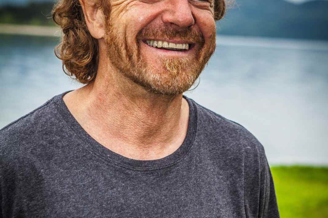 Florian Brunner - immer am Schreibtisch sitzen, kann er nicht.