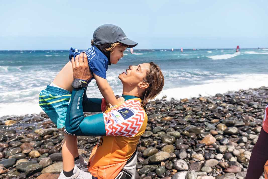 Moment of happiness after the victory in Pozo. Daida Moreno then announced her retirement. She looks back on her career in an interview