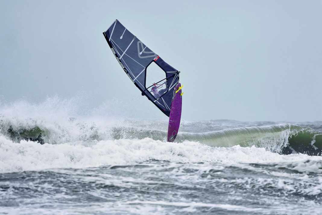 Radical aerials are also possible on the North Sea, such as here at the Rømø test spot.
