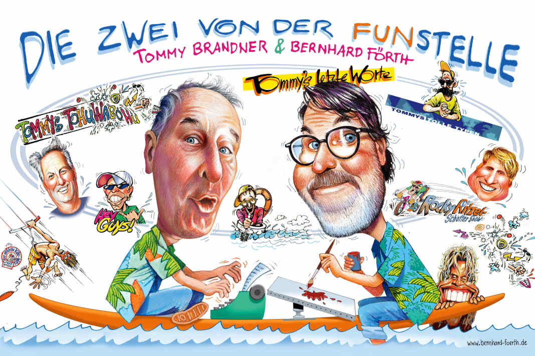 For this issue, Tommy Brandner (left) and Bernhard Förth (right) have brought their old heroes back to life.