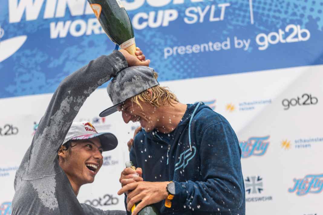 Winners among themselves: Lennart Neubauer (left) and Yentel Caers (right)