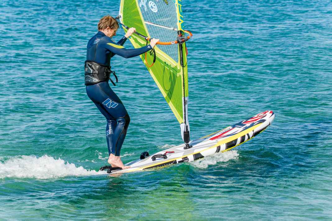 With the basic jibe, the downwind section is already...