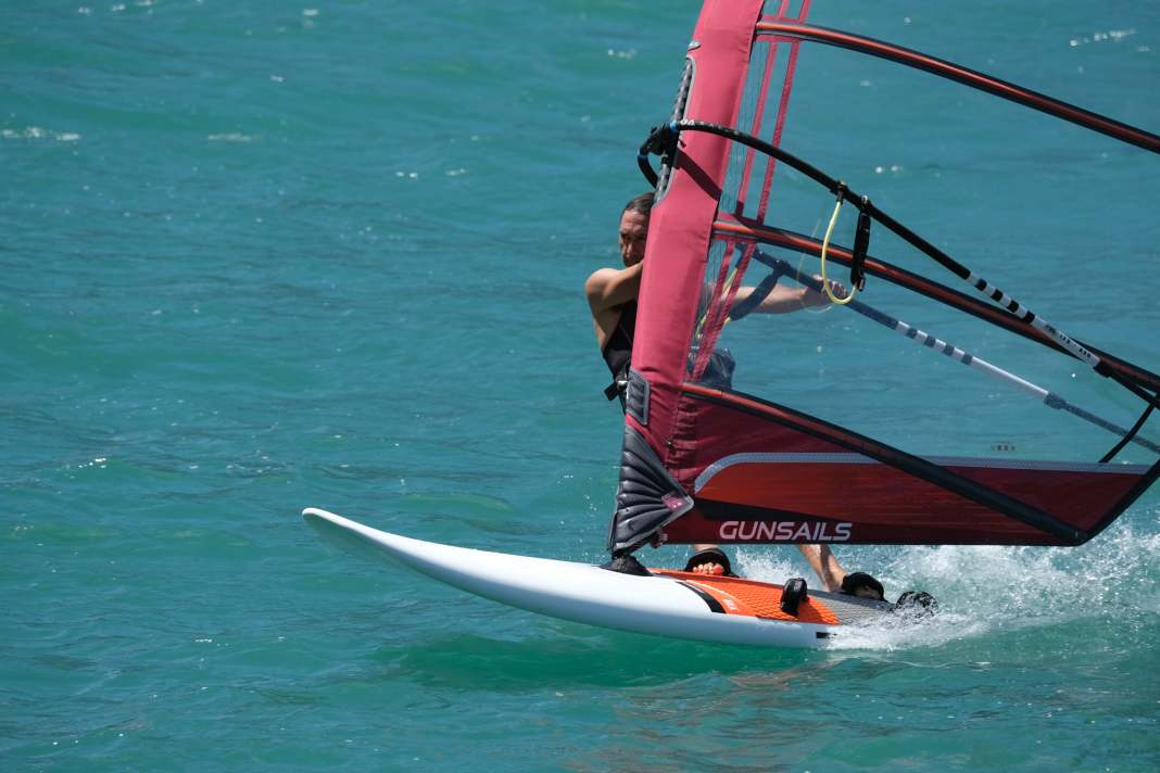 The RRD has a very sporty look when fully planing.