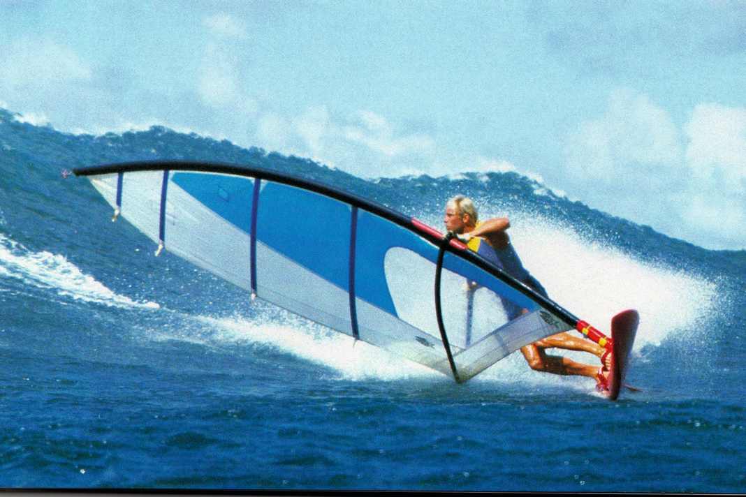Craig Maisonville was one of the first to experiment with asymmetrical boards - obviously they had good grip on the edge.