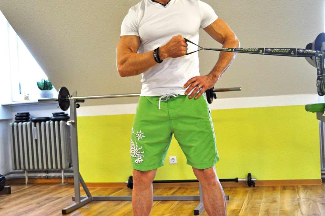 Keep your elbow close to your body...