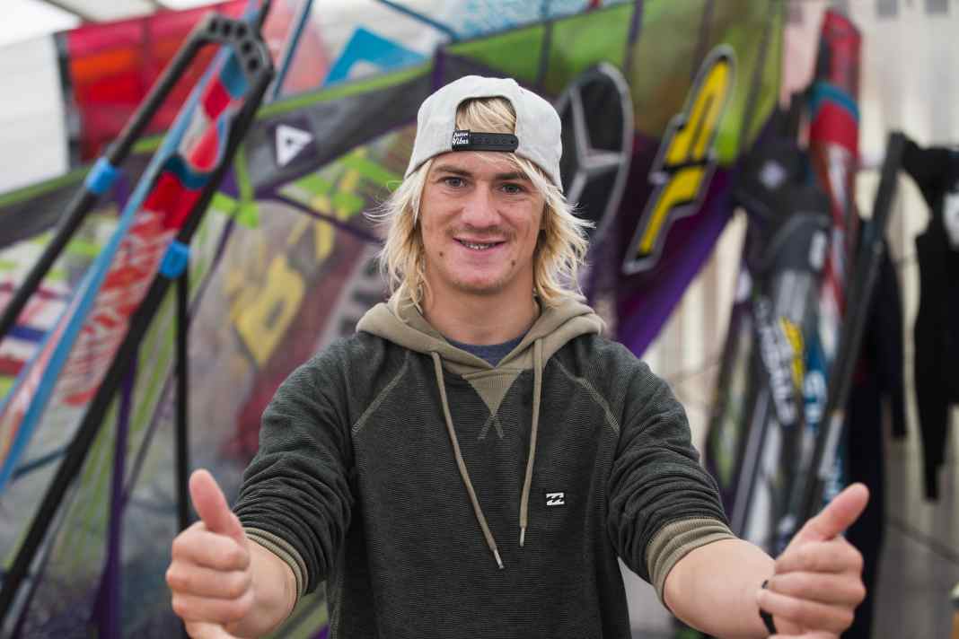 Yentel Caers (B 16, JP/Neilpryde): 2019 holte der Belgier auf Sylt seinen ersten WM-Titel, kann der derzeit Führende dieses Jahr nachlegen?