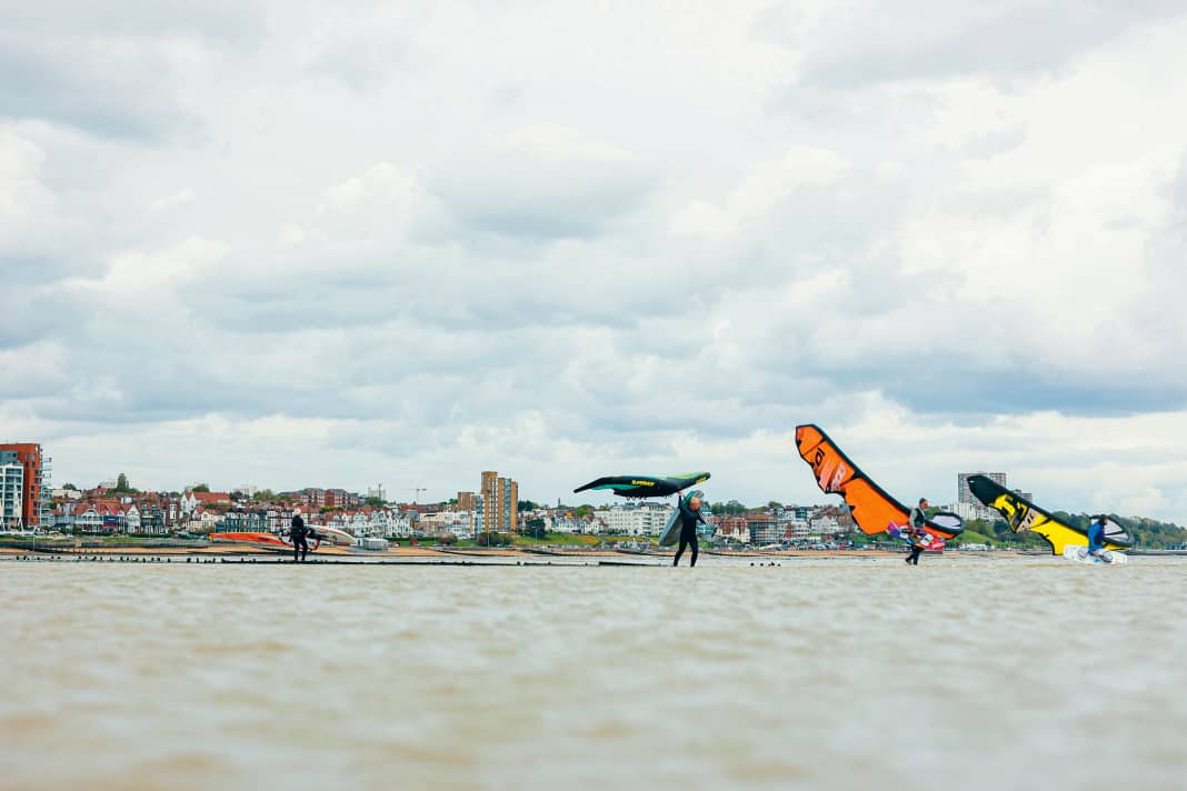 In Southend-on-Sea trifft sich die Wassersport-Community vor allem bei Niedrigwasser. Dann gibt‘s hier eine Speed- und Manöverpiste der Extraklasse.