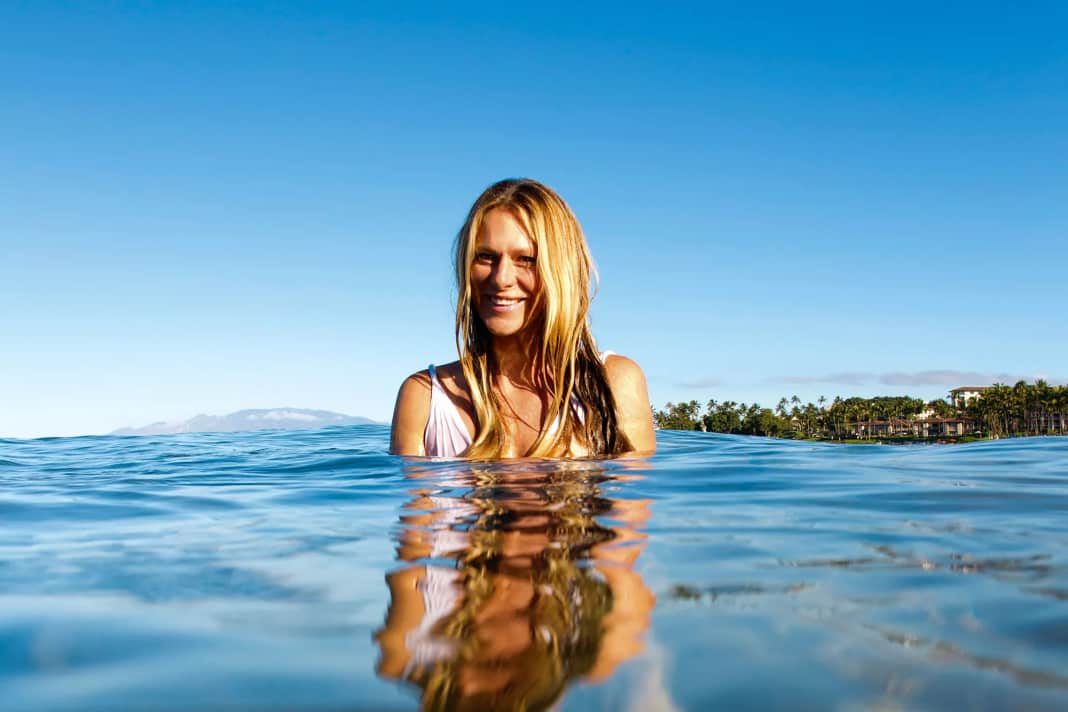 Waterwoman: Canadian-born Shawna Cropas is hard to get out of the water. No wonder she has chosen Maui as her home.