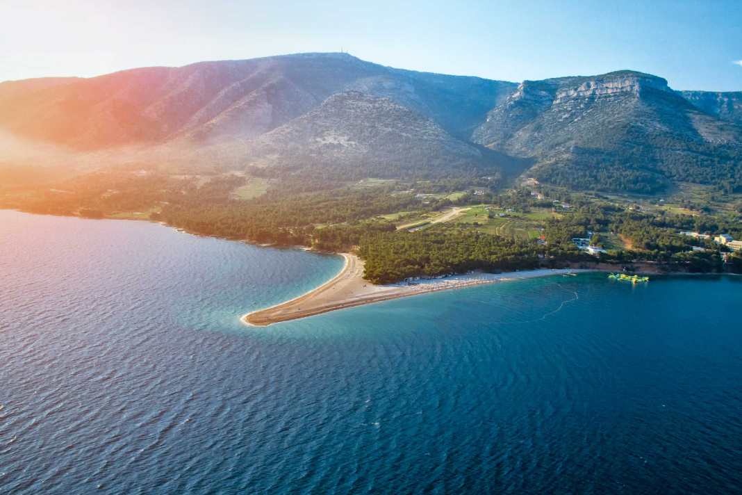 The Golden Horn of Brac - a top windsurfing spot for a family holiday