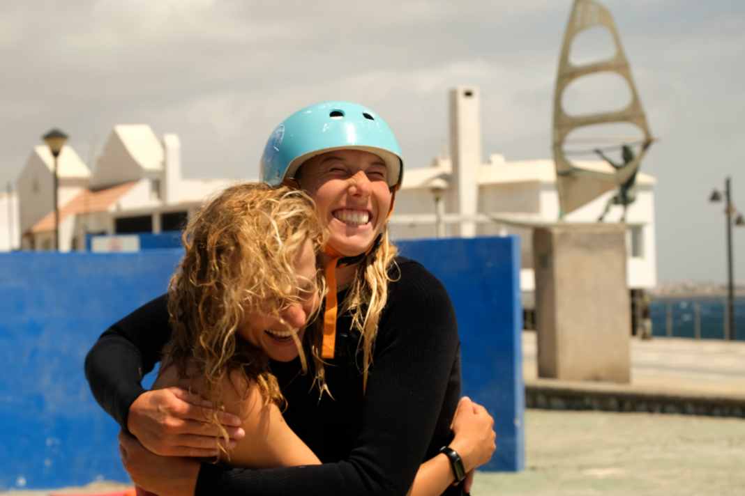 Elena (links) und Lisa (rechts) sind beste Freundinnen, Trainingspartnerinnen und Konkurrentinnen.