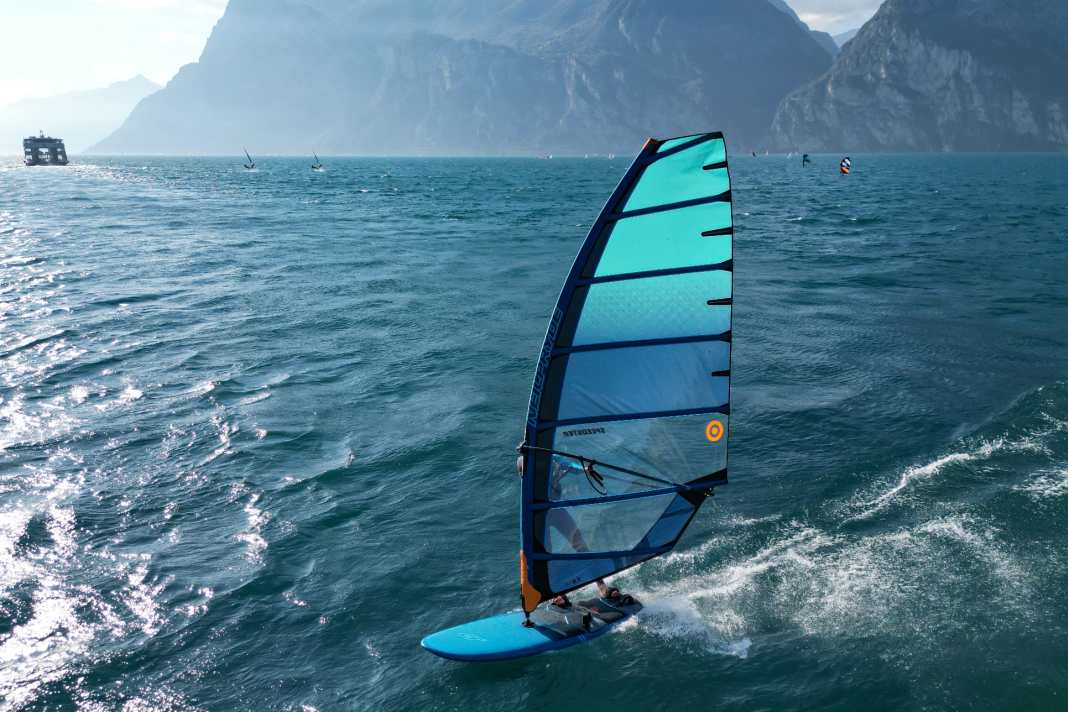 Test-Session mit dem JP-Australia Super Ride 116 am Gardasee.