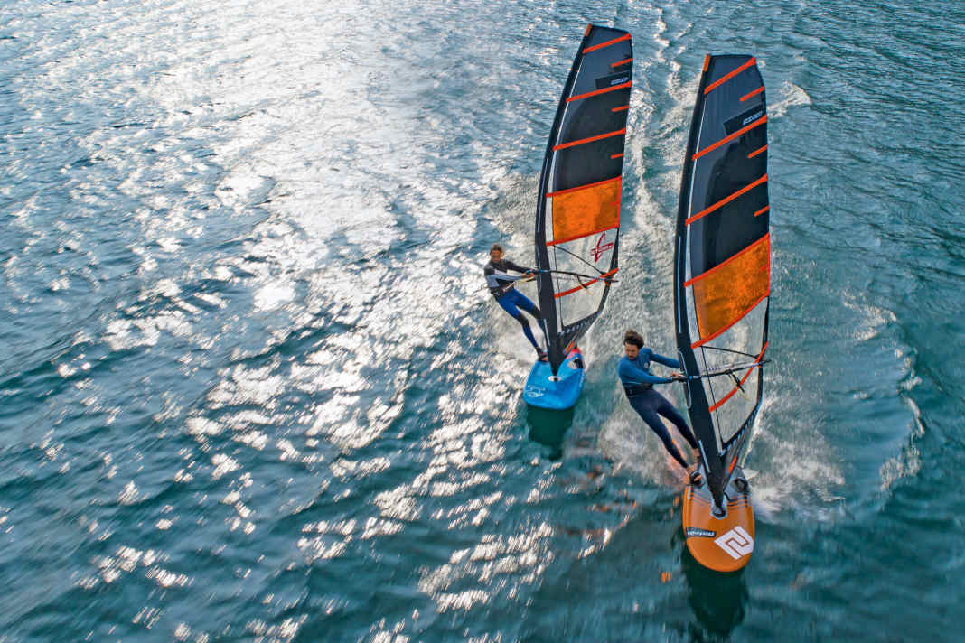 Am Gardasee haben wir neun Freerace-Boards gegeneinander antreten lassen