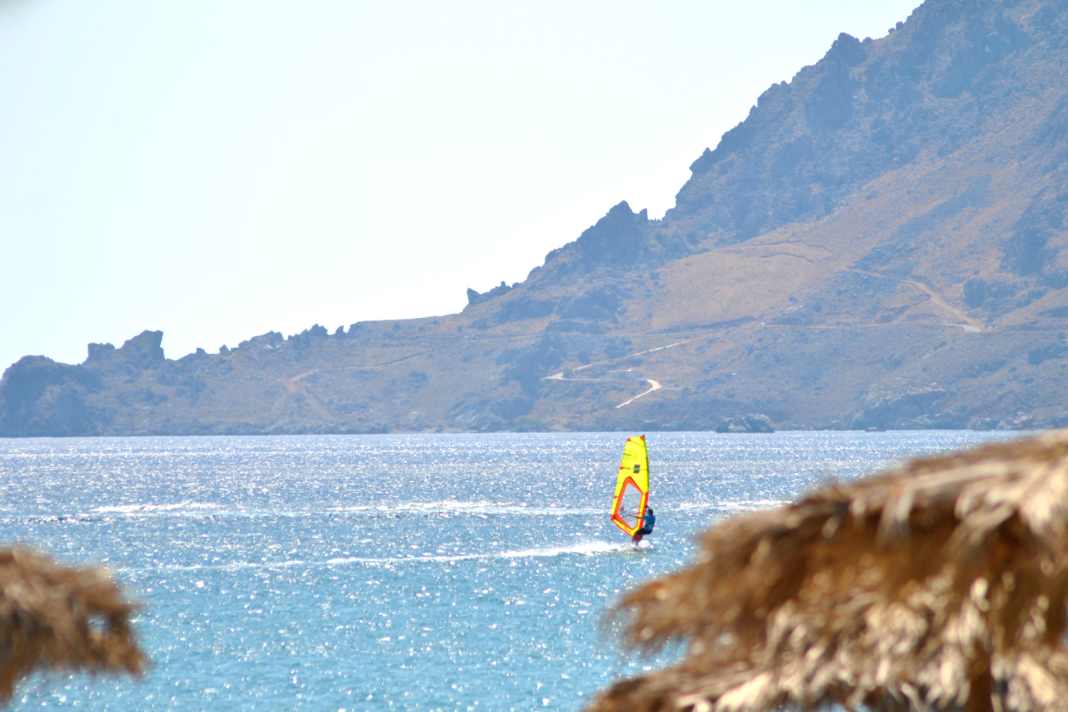 Windsurfing spot Plakias on Crete